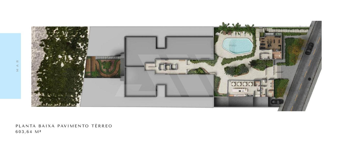 Empreendimento ENÁ na praia de Estaleiro