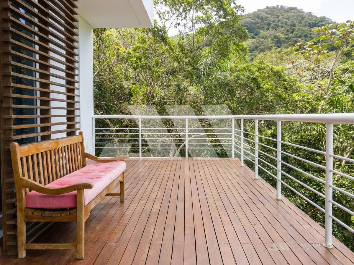 Casa com vista para o mar na Praia do Estaleirinho
